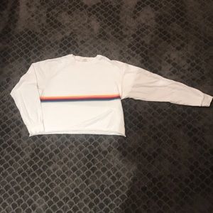Brandy Melville Cropped long sleeve t-shirt
